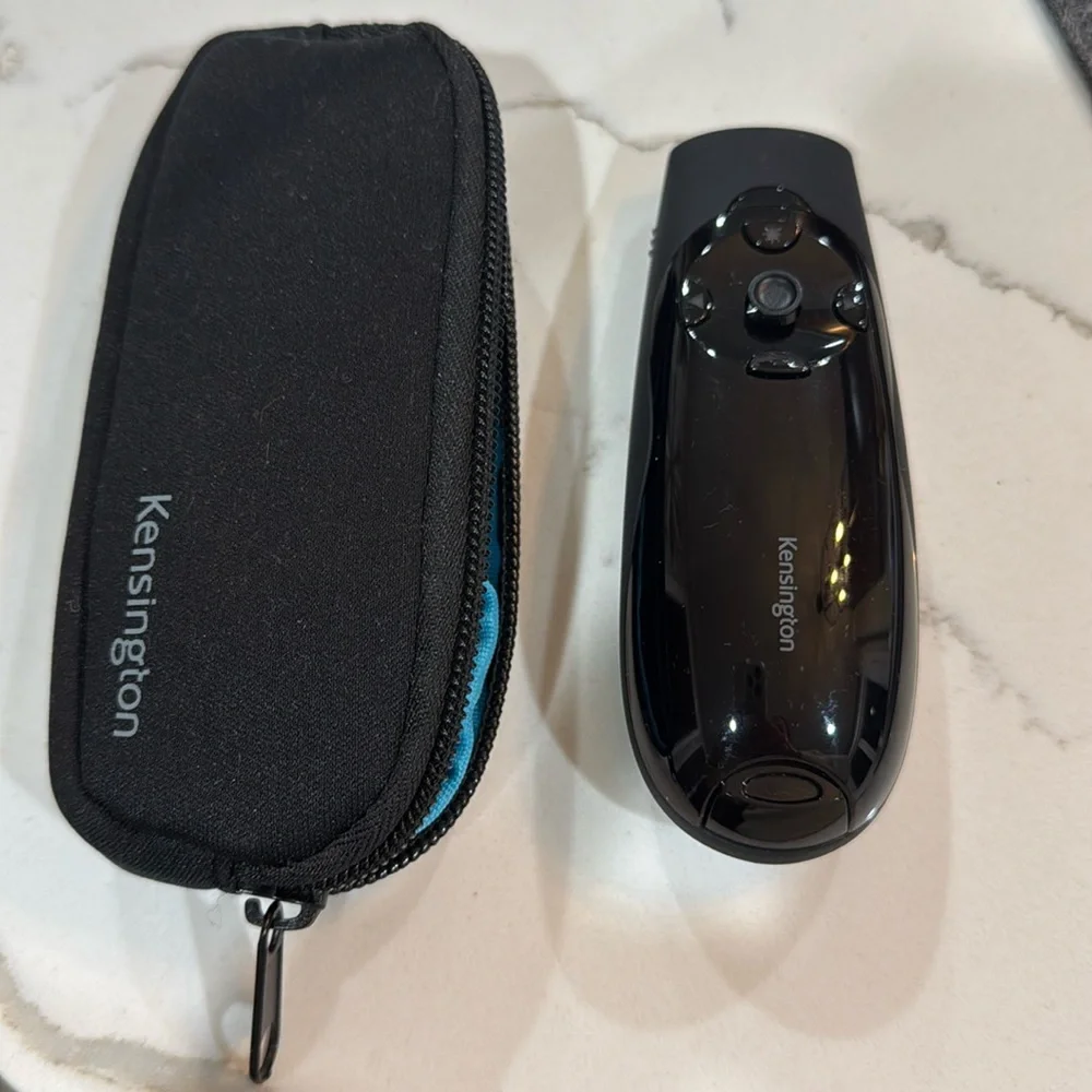 Kensington Expert Wireless Presenter with Green Laser Pointer and Cursor Control